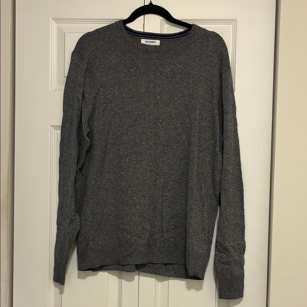 Old Navy Men’s Crewneck Sweater - Charcoal Gray
